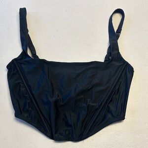 Out From Under Black Corset Top